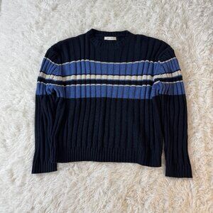 AH STUDIO Knit Striped Sweater Size L